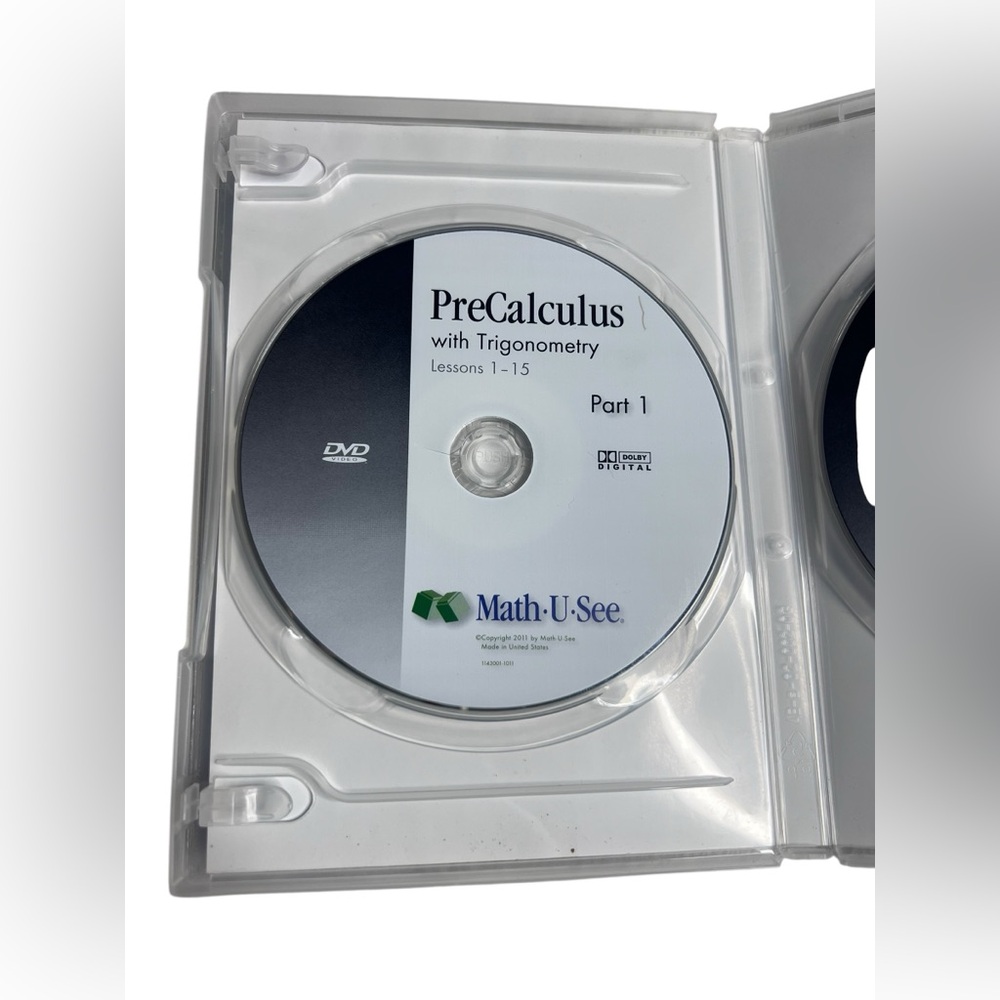 Pre-Calculus with Trigonometry by Math-U-See DVD 2009 30 Lessons Like New - Picture 4 of 8